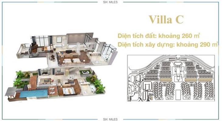 mặt bằng Dự án 6 Miles Coast Resort Lăng Cô Huế