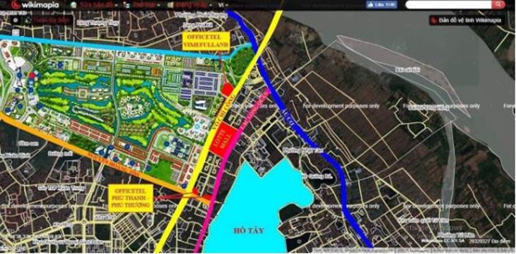 Vị trí dự án The Lotus Center Vimefulland Võ Chí Công