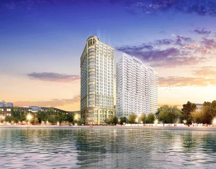 Phối cảnh Condotel Hà Nội Golden Lake B7 Giảng Võ
