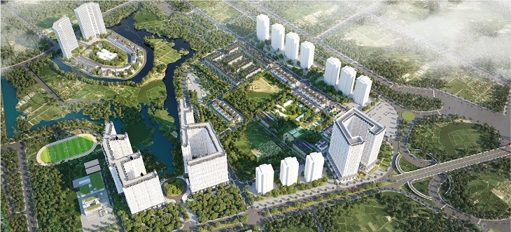 Tổng mặt bằng dự án The Lotus Center-Vimefulland Ciputra