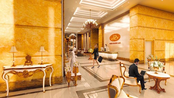 Khối kiến trúc " Dát vàng" của Hà Nội Golden Lake B7 Giảng Võ