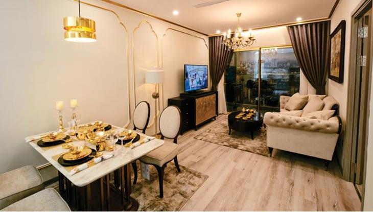 nội thất căn hộ Hanoi Golden Lake B7 Giảng Võ
