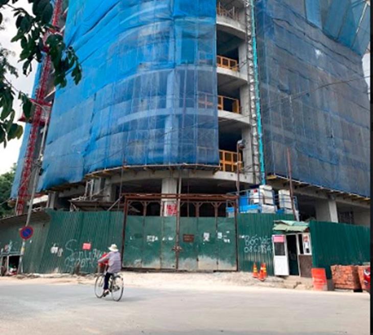 Tiến độ dự án chung cư Golden Lake b7 Giảng Võ