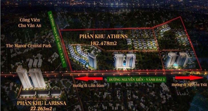 Hình ảnh khu biệt thự Tây Nam Kim Giang