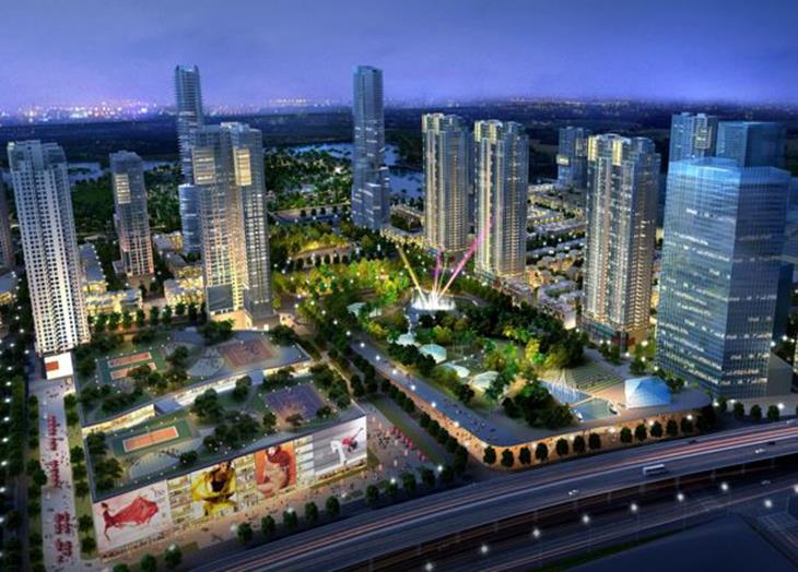 Vị trí của biệt thự The Manor Central Park