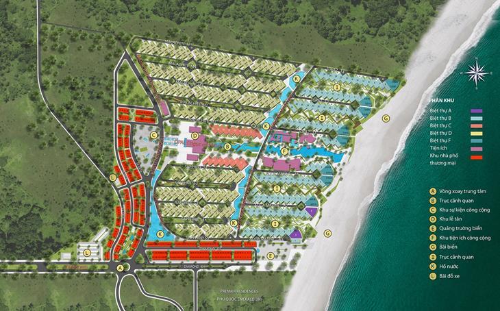 Mặt bằng thiết kế Sun Premier Village Kem Beach Resort