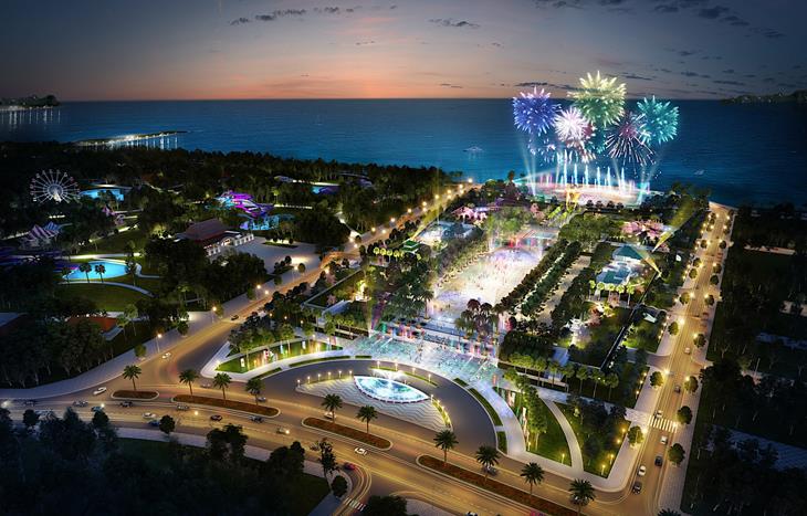 Quảng trường Sun Carnival Plaza rộng tới 13ha
