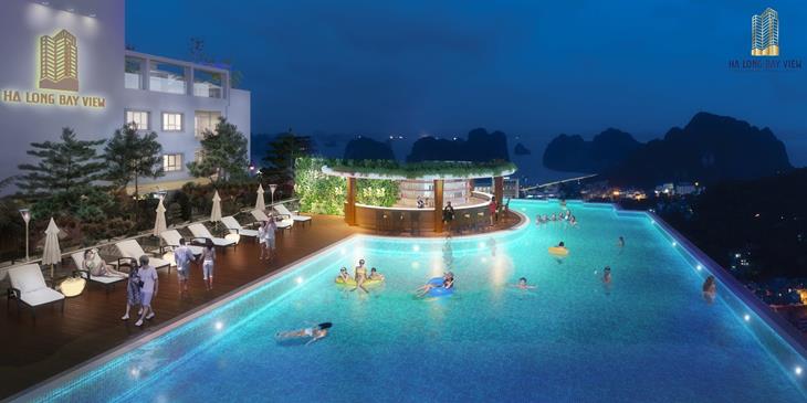 Bể bơi chung tại dự án