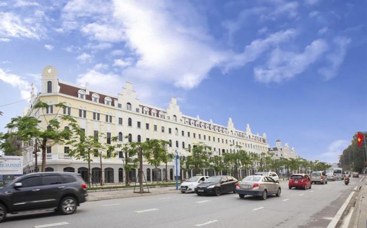 Quang cảnh mặt ngoài dự án Sun Plaza Grand World - ShopHouse Europe