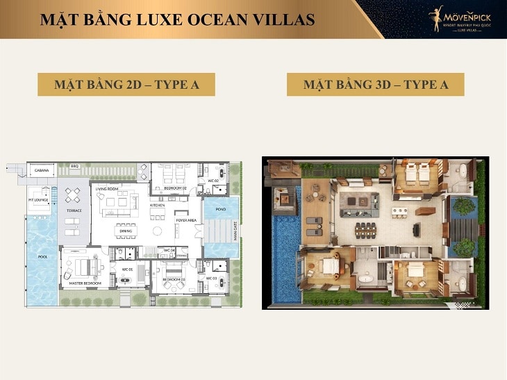 Layout thiết kế Biệt thự loại A