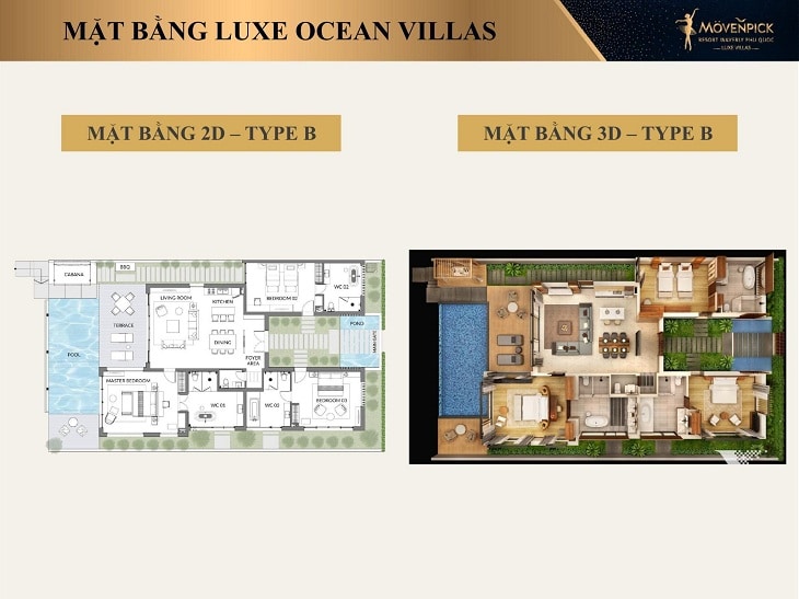 Layout thiết kế Biệt thự loại B