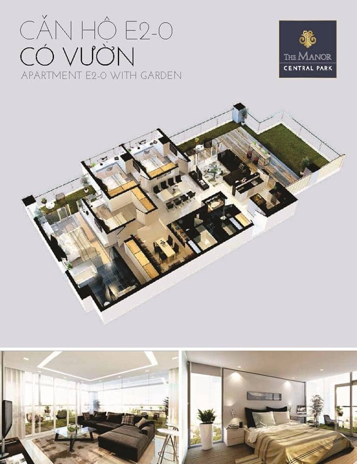 Mặt bằng căn hộ the manor central park 6