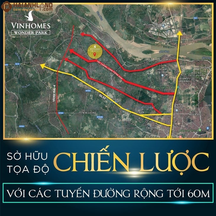 Vi tri chien luoc cua du an Vinhomes Wonder Park