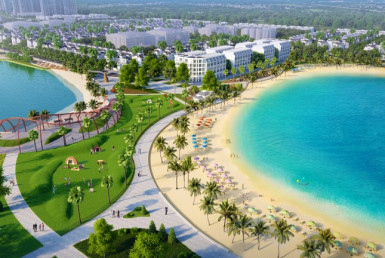 Hồ nhân tạo VinHomes Ocean Park