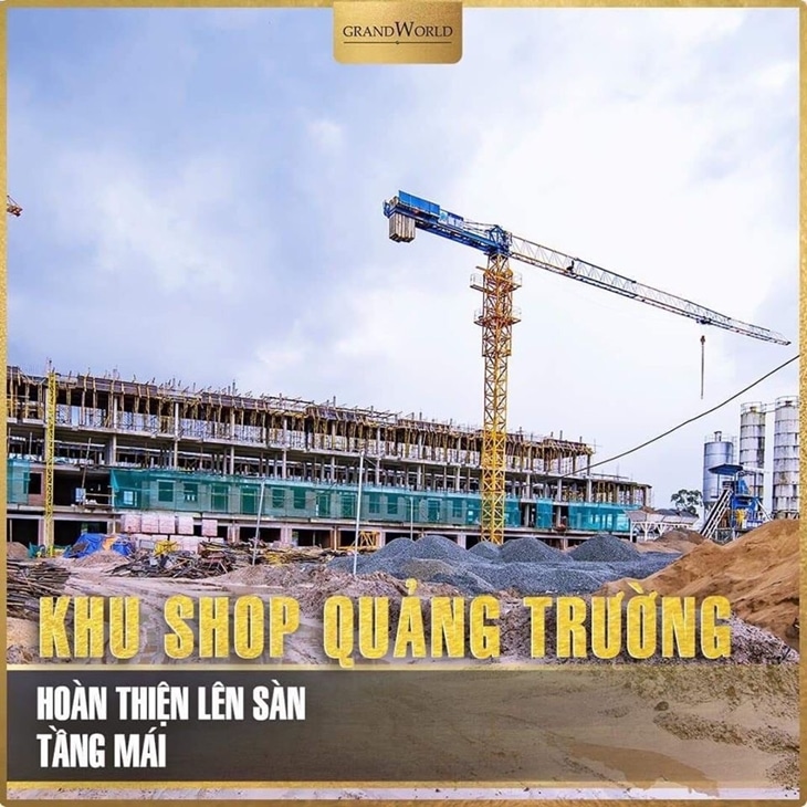 Khu shop quang truong