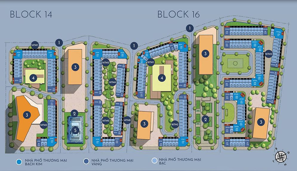 Mặ bằng The Manor Central Park giai đoạn 2