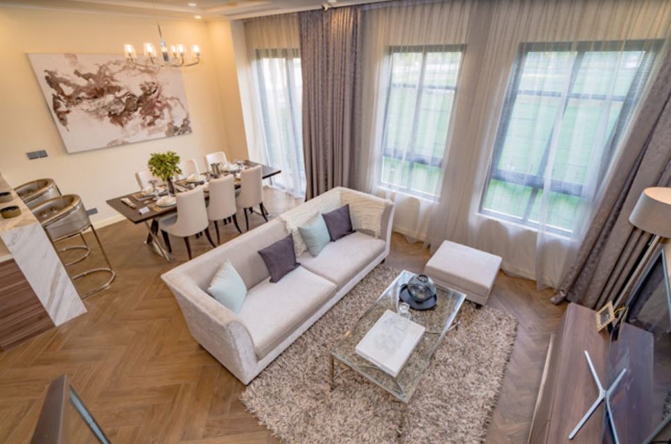 Phòng khách The Manor Central Park giai đoạn 2