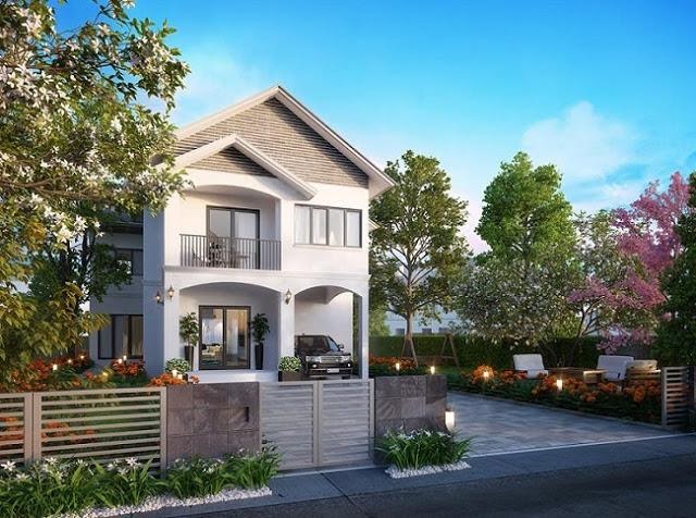 Mẫu biệt thự đơn lập của Vinhome tại Mễ Trì-Hà Nội