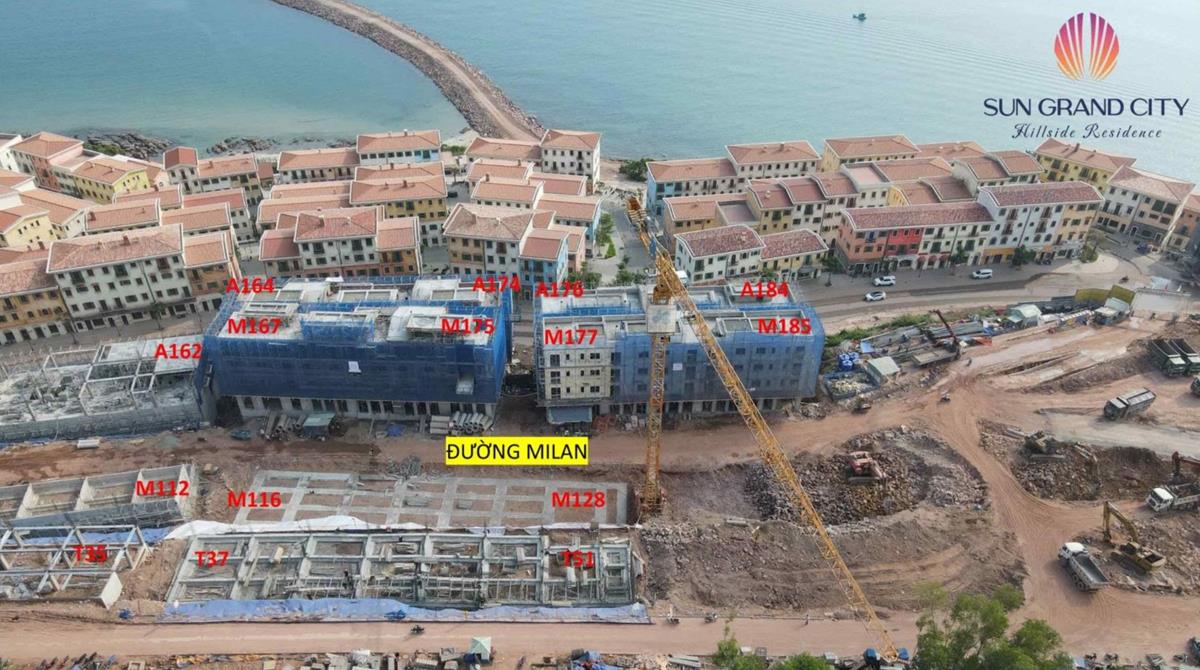 Thi công nằm dọc cung đường Milan