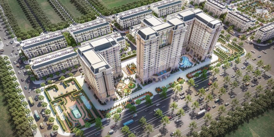Mặt bằng tổng thể dự án Lam Hạ Center Point Hà Nam